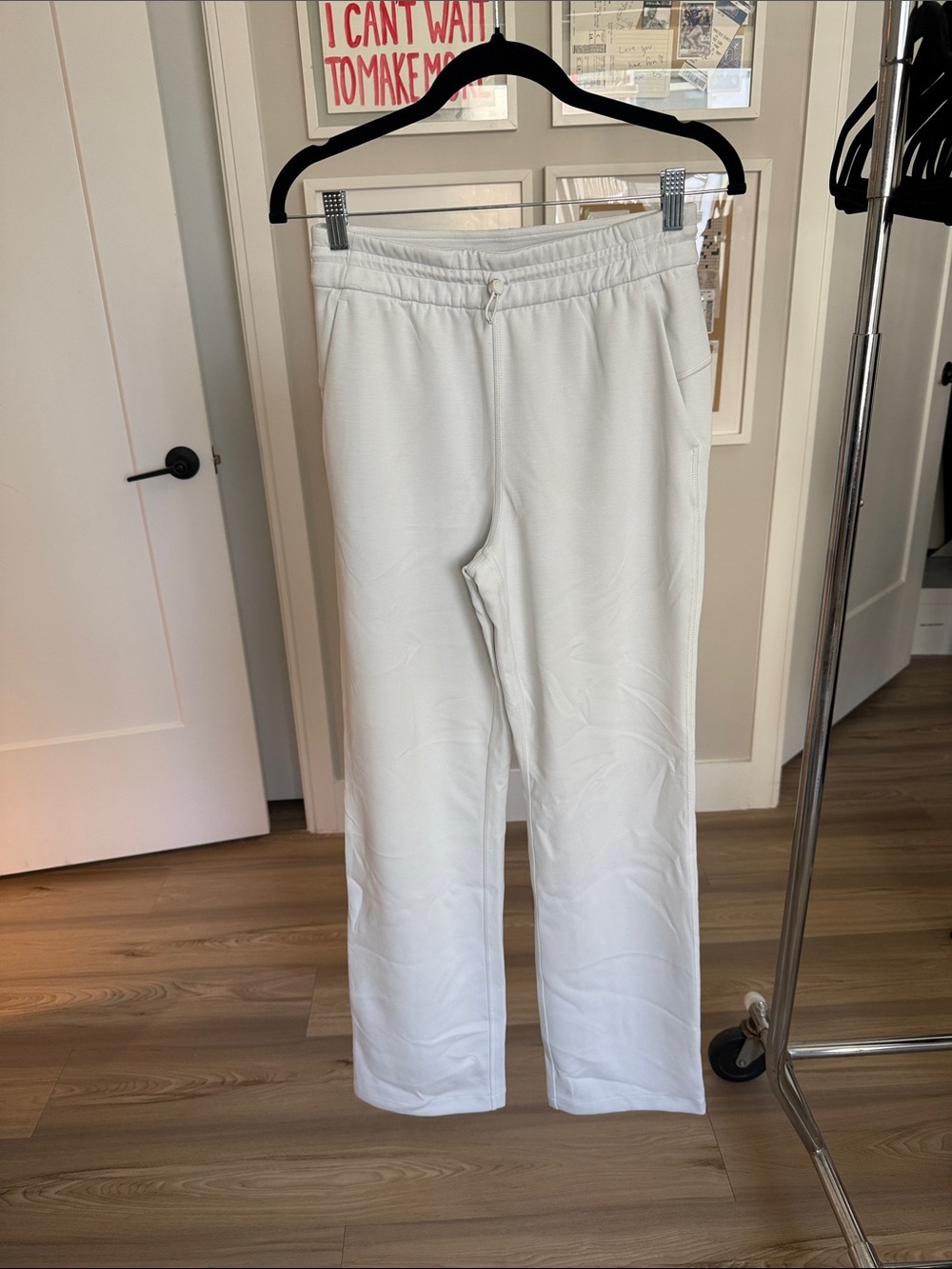 lululemon athletica light grey soft stream pants